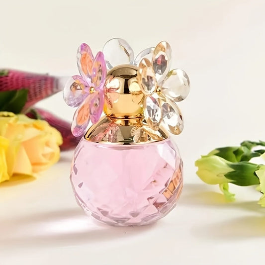 Women's Perfume Refillable Essential Oil Spray 2.03 oz – Citrus, Jasmine, Red Rose & Wood Notes, Long Lasting Floral Fragrance, Vintage Bottle Design, Subtle Elegant Scent for Women, Daily & Gift