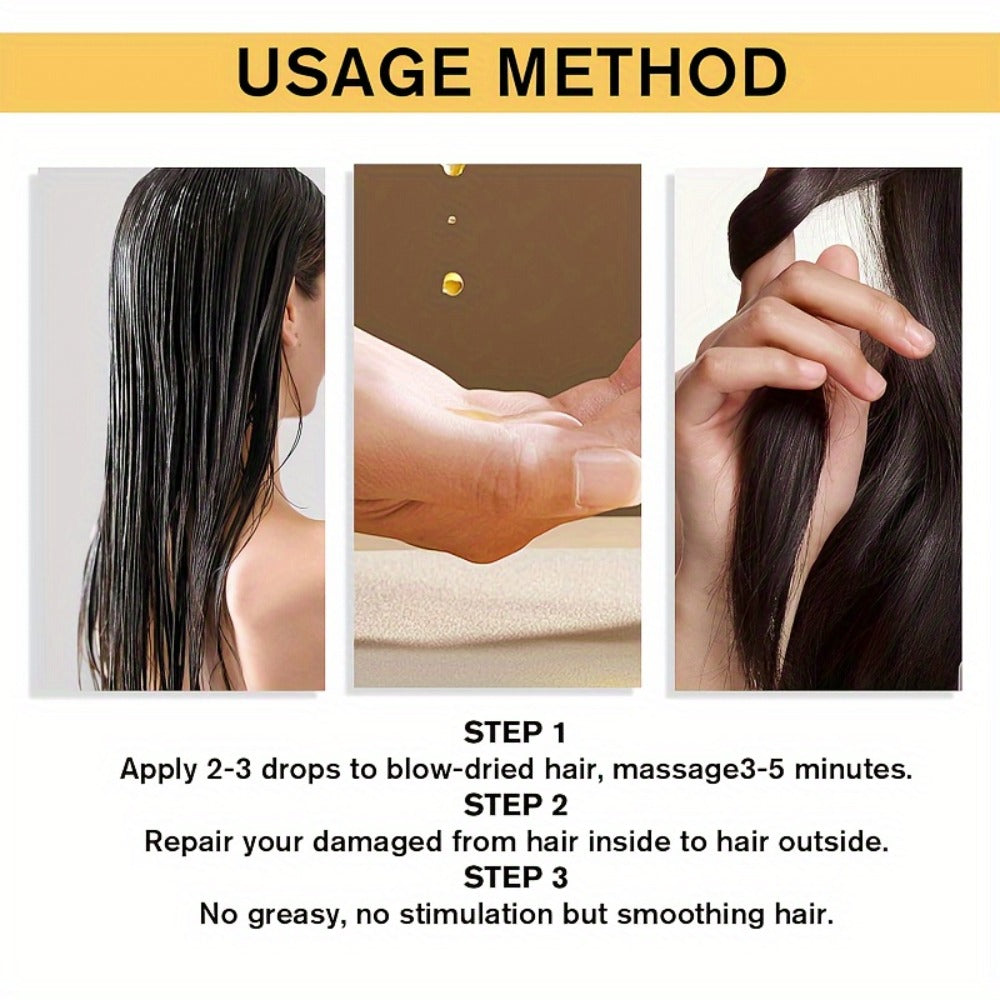 Argan Oil Hair Mask Deep Conditioning Treatment with Collagen | Cold Press Moroccan Oil for Dry Frizzy Curly Fine Hair | Long-Lasting Moisture Repair 1.69oz