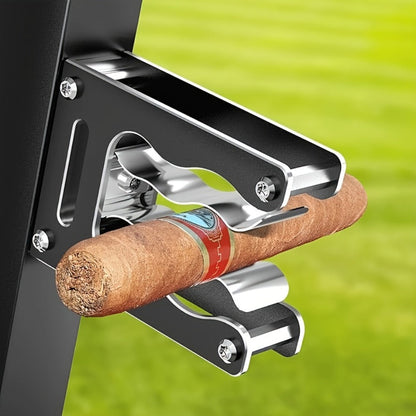 Magnetic Cigar Holder with Folding Frame in Seven Exact Black, Silver, Red and Gray Checkout Options