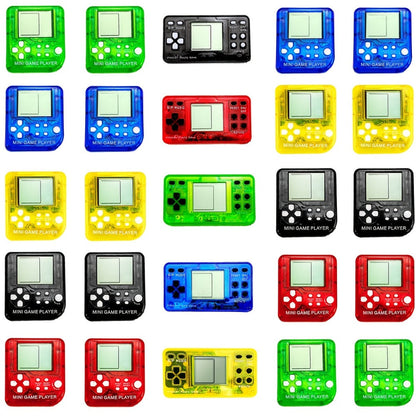 Party Favors Mini Handheld-Console Keychains in 6-, 12- or 25-Piece Packs for Gaming Events