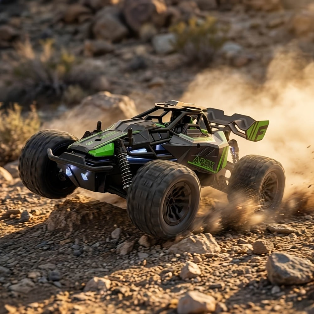 Remote Control Car, 1:20 Scale 4WD Monster Truck with Fast & Furious Green, Speed Yellow or Raffa Red Styles