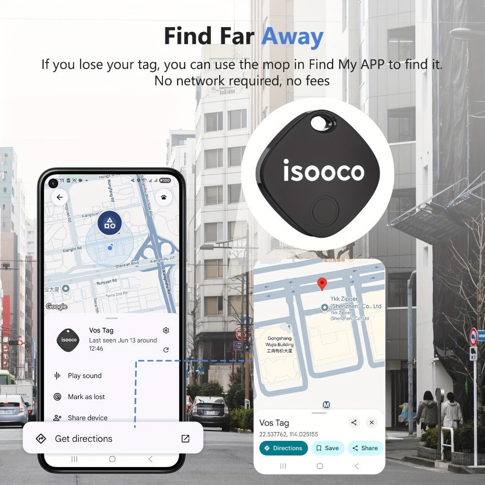 Mini GPS Tracker No Monthly Fee Real-Time Locator – Dual System iOS & Android Compatible 24/7 Tracking for Car Truck SUV Motorcycle Boat Trailer (1-Pack / 4-Pack)