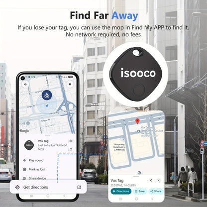 Mini GPS Tracker No Monthly Fee Real-Time Locator – Dual System iOS & Android Compatible 24/7 Tracking for Car Truck SUV Motorcycle Boat Trailer (1-Pack / 4-Pack)