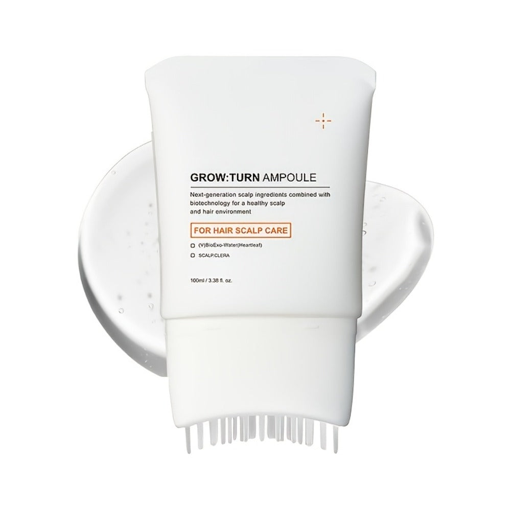 Itchy Scalp Serum with Built-In Massage Brush Applicator — Heartleaf Exocrine Complex, Fragrance-Free, Soothes Dry Sensitive Scalp