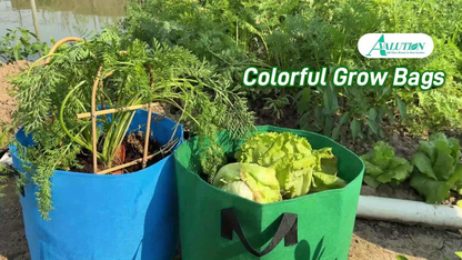5/7/10/15 Gallon Plant Grow Bags, 7Pack Colourful Fabric Planters Plant Pots Garden Bags To Grow Vegetables With Reinforced Handles, Aeration Growing Bags For Flower Fruit