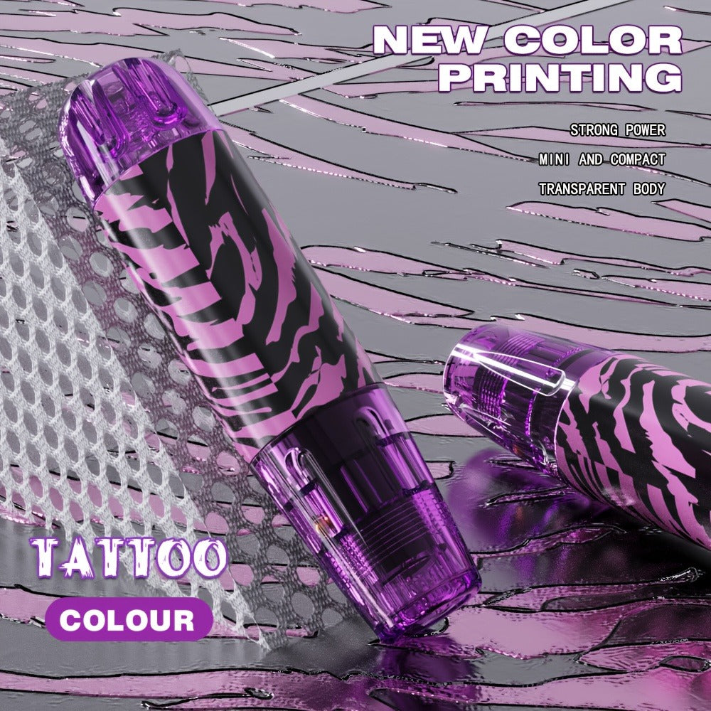 Wireless Tattoo Gun Kit Complete Set TM-74 — 1500mAh Battery, 10 Tattoo Needles, 7 Ink Bottles & Full Supplies for Beginners & Professional Artists, Perfect Gift