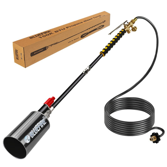 Propane Weed Torch | Flame Weeder Ice Melter Outdoor Roof Driveway