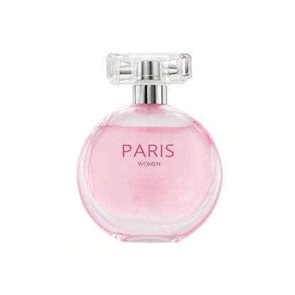 Perfume Paris Women Eau de Parfum 100ml in Round Pink Bottle with Gold Cap & Gift-Ready Box