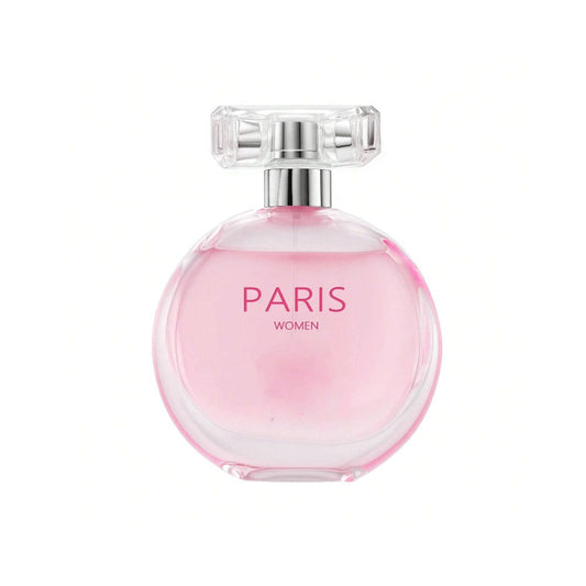 Perfume Paris Women Eau de Parfum 100ml in Round Pink Bottle with Gold Cap & Gift-Ready Box