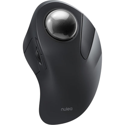 Wireless Ergonomic Trackball Mouse, Rechargeable Bluetooth & 2.4G, 44mm Index Finger Rollerball, 5 DPI Levels, 60-Day Battery, Compatible with PC, Laptop, Mac – Green/Black