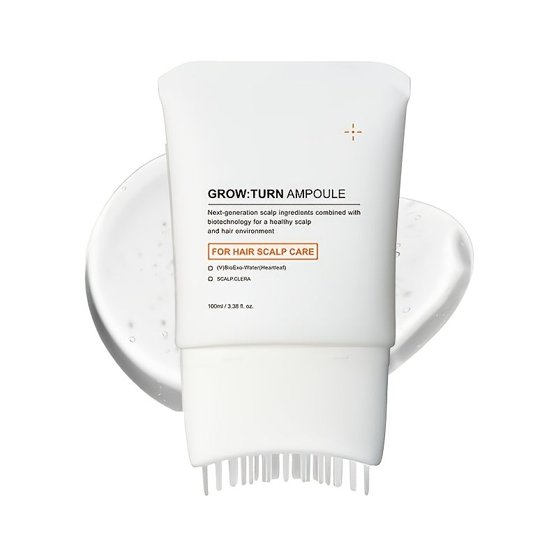 Itchy Scalp Serum with Built-In Massage Brush Applicator — Heartleaf Exocrine Complex, Fragrance-Free, Soothes Dry Sensitive Scalp