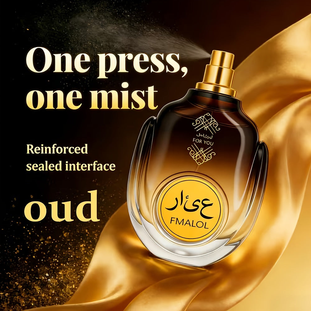 Eau de Parfum Dubai Luxury for Men in Black Arabic-Art Gift Box with Oud Source Family for Daily Wear