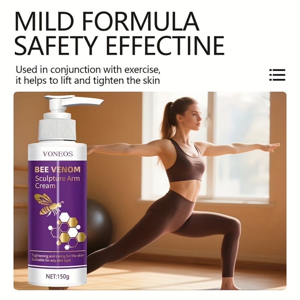 Body Cream VONEOS Bee Venom 150g Pump Bottle with One or Two Piece Options for External Arm Application