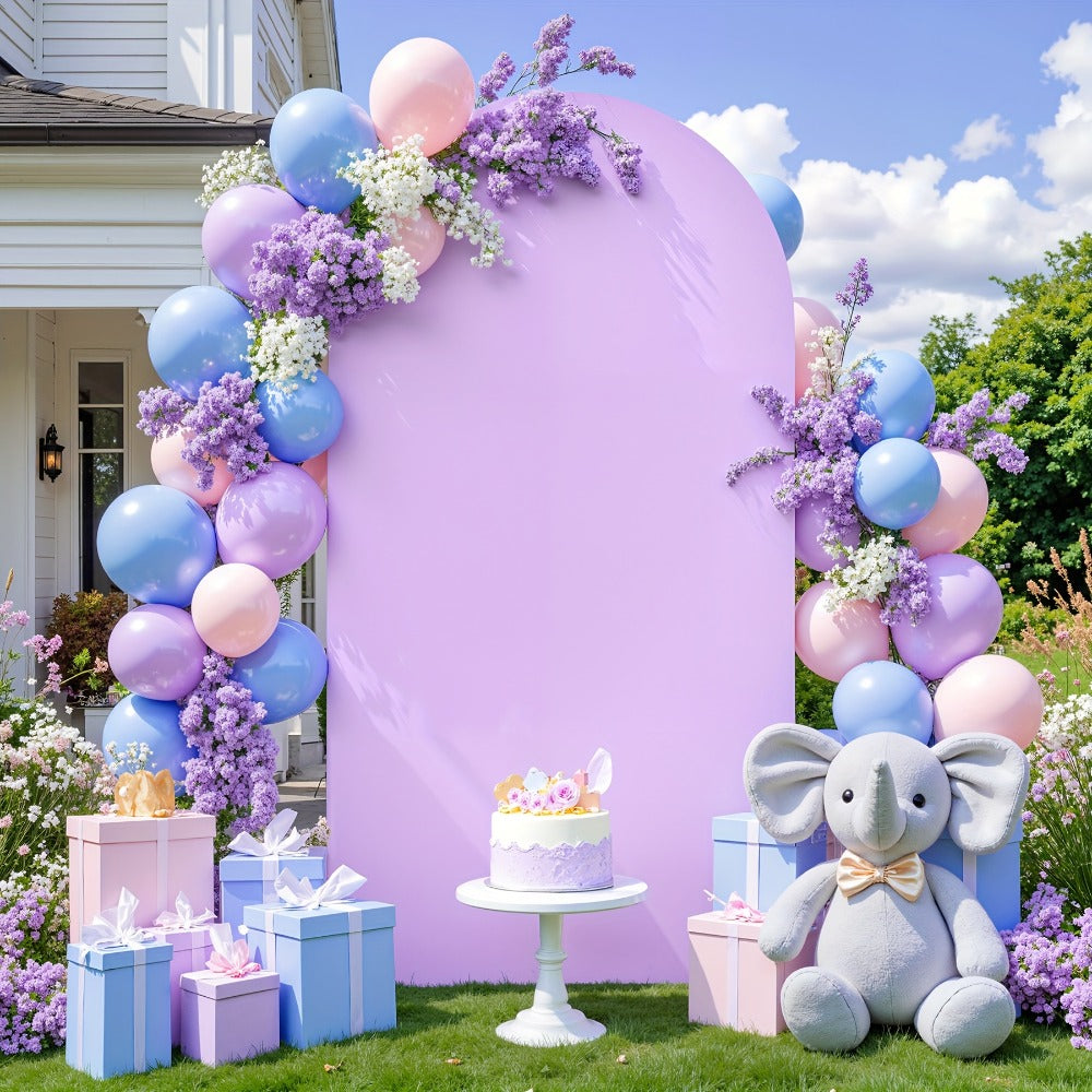 6FT Stretch Fabric Arch Cover with Bottom Zipper, 72 x 31.5-Inch Size and Eight Color Options