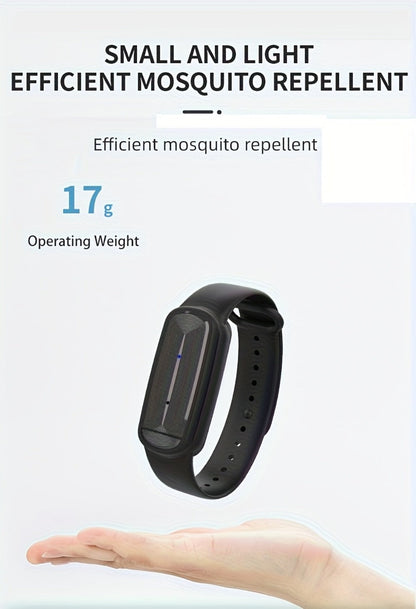 Ultrasonic Mosquito Repellent Bracelet 3-Pack – USB Rechargeable Intelligent Bug Repellent Wristband for Camping, Outdoor, Hiking & Travel, Waterproof Mosquito Control Bracelet for Adults & Kids