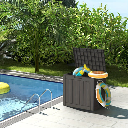 Outdoor Storage Box | Lockable Weatherproof Deck Box Patio Garden