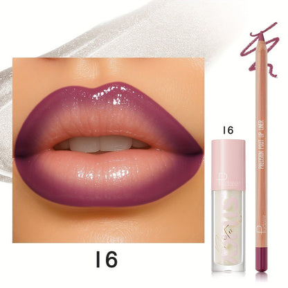 Lip Color and Liner Duo with Eight Recorded Shade Options from 14 Through 24 and Pink-Cap Tube