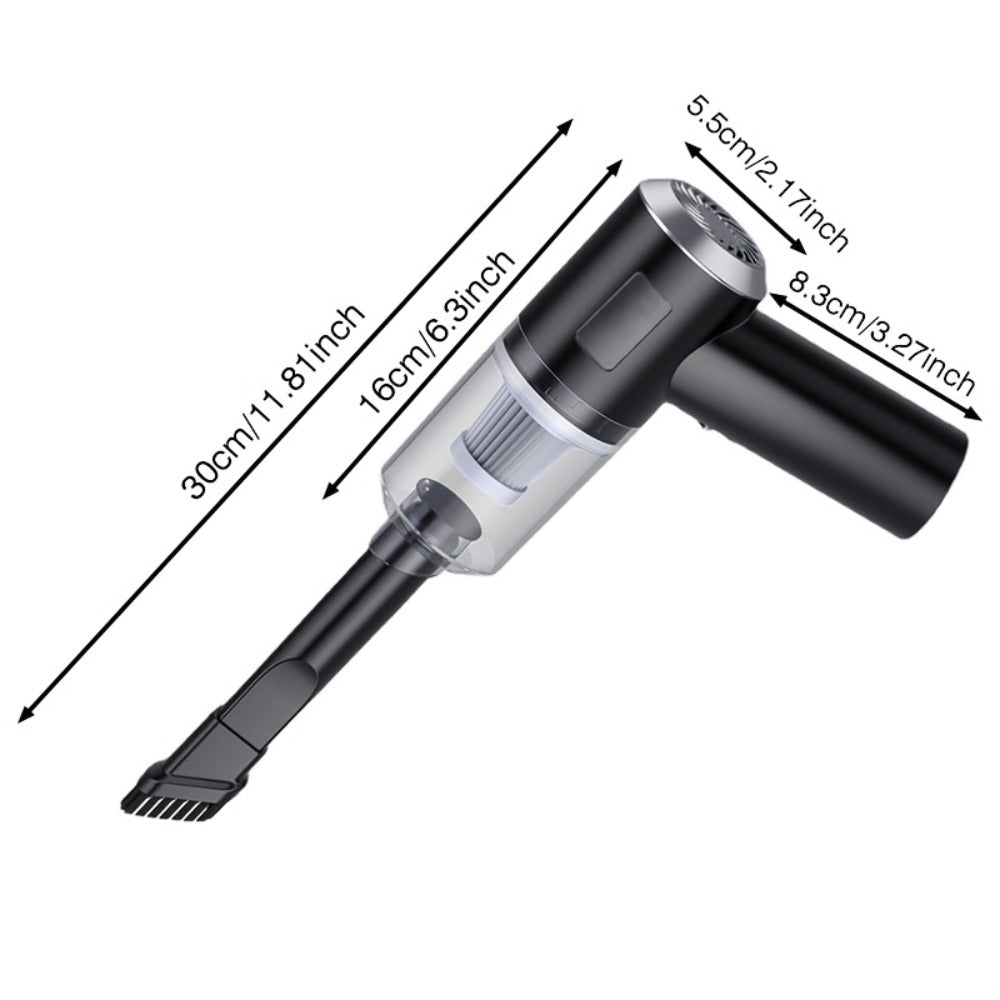 Mini Vacuum Cleaner Wireless Charging with Strong Suction – Portable Cordless Handheld Cleaner for Computer Keyboard, Car & Home, Great Gift for Valentine's Day, July 4th & New Year