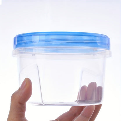 Food Storage Containers Stackable Clear Canister Set in Three 1000 mL or Six 500 mL Configurations