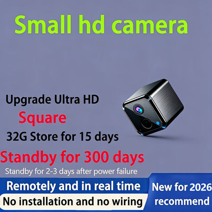 Security Camera Mini 1080P Pan-Tilt Model with Dual-Band WiFi, Infrared Night Vision and 7, 10 or 20-Day Standby Options