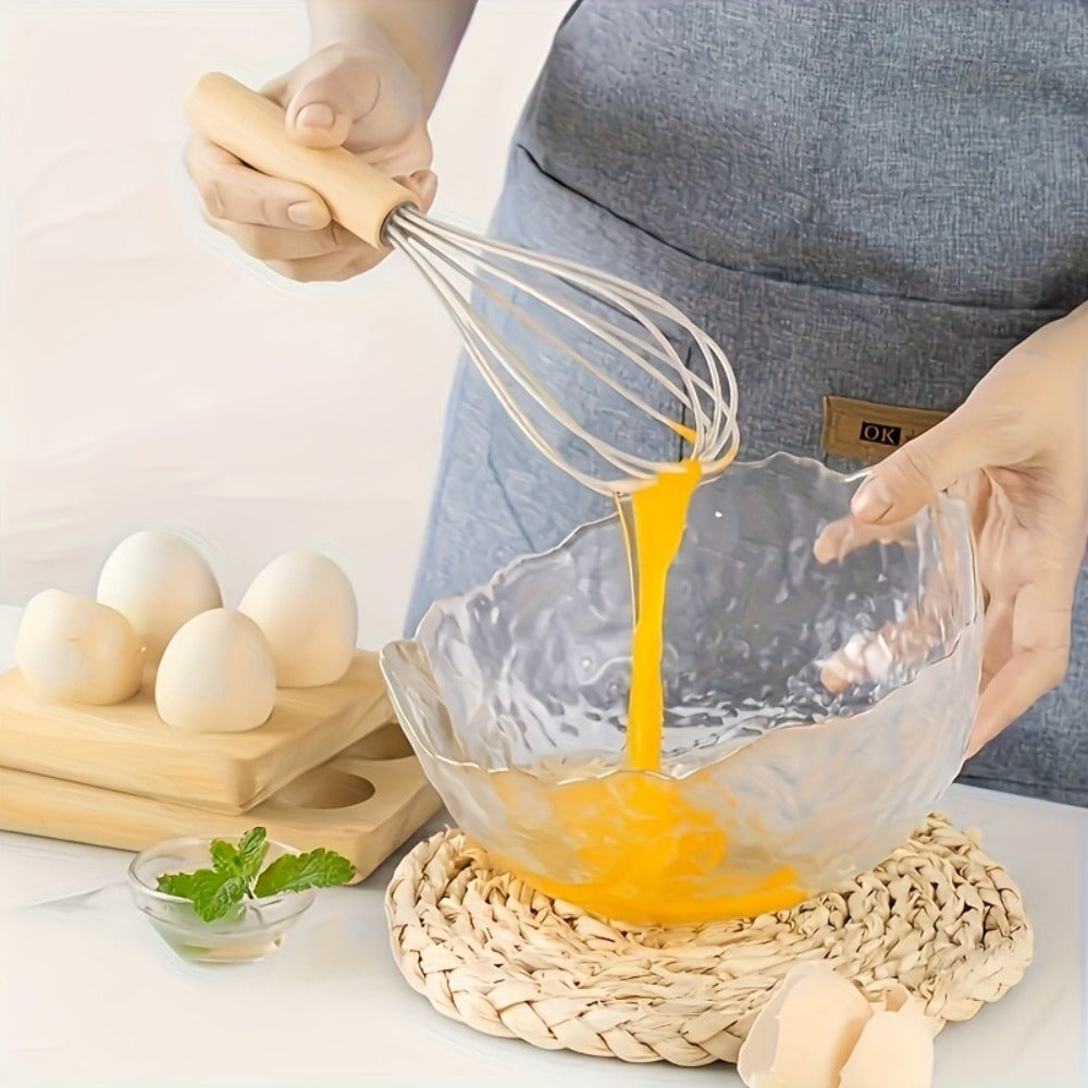 13-Piece Silicone Kitchen Utensil Set with Wooden Handles, Storage Holder and Khaki or Dark Gray Colors