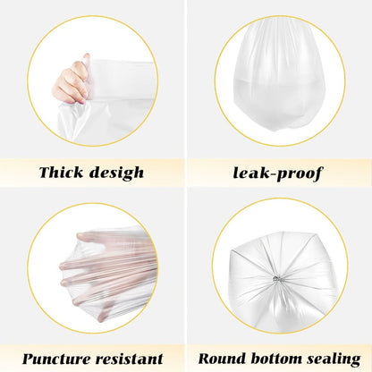 13-Gallon Black or Clear Trash Bags with Standard or Drawstring Styles in 44 to 360-Count Packs