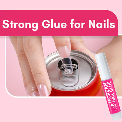 Nail Glue Set, MICHAN 14- or 28-Piece Configurations with 2ml Squeeze Tubes and Optional 7ml Brush Bottles