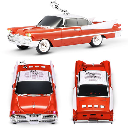 Portable Bluetooth Speaker Fuzix WS-1965 Retro Car with LED Lights, Mic, FM, AUX, USB and TF