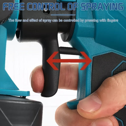 HVLP Paint Sprayer Electric Spray Gun with 3 Spray Patterns & 27oz Container – Cordless Airless Sprayer for House Painting, Furniture, Cabinets, Fence, Walls, Doors, Car DIY Projects