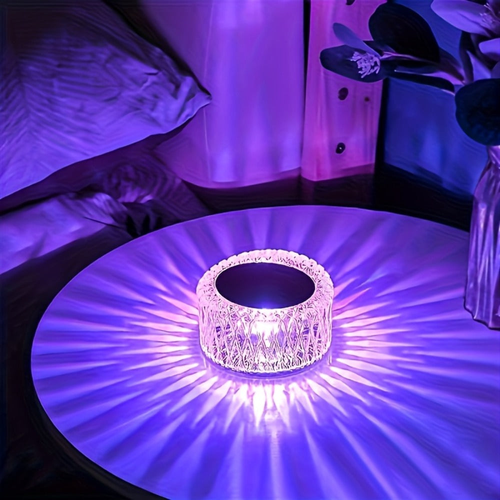 Night Light with 16 Color Modes, Three Brightness Levels, Touch Control and USB-Rechargeable Bird’s-Nest Design