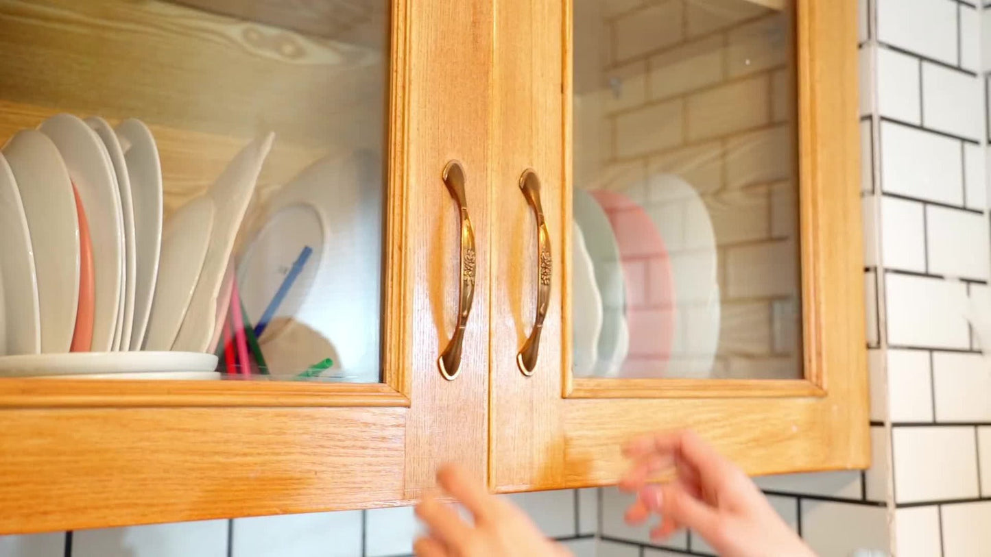 9.8 Inch Acacia Wood Straw Holder for Cabinet Doors, Counters and Reusable Straw Organization