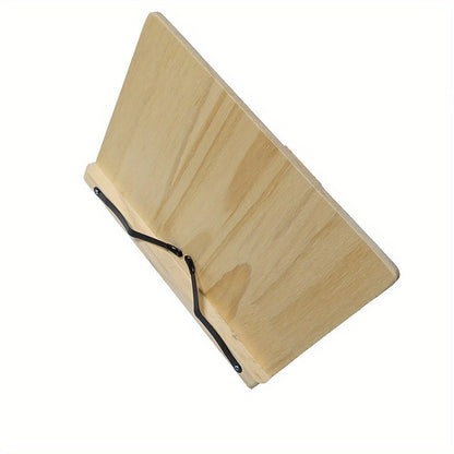 Adjustable Foldable Book Stand with Three Checkout Styles, Page Clips and 11 x 7.9-Inch Reading Panel