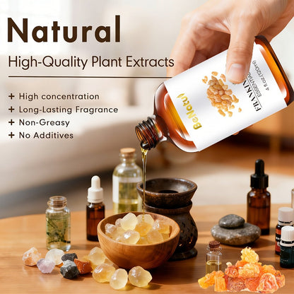 120ml Essential Oil Bottle with Frankincense, Lemon, Lemongrass or Rosemary Labels and 1- or 2-Bottle Options