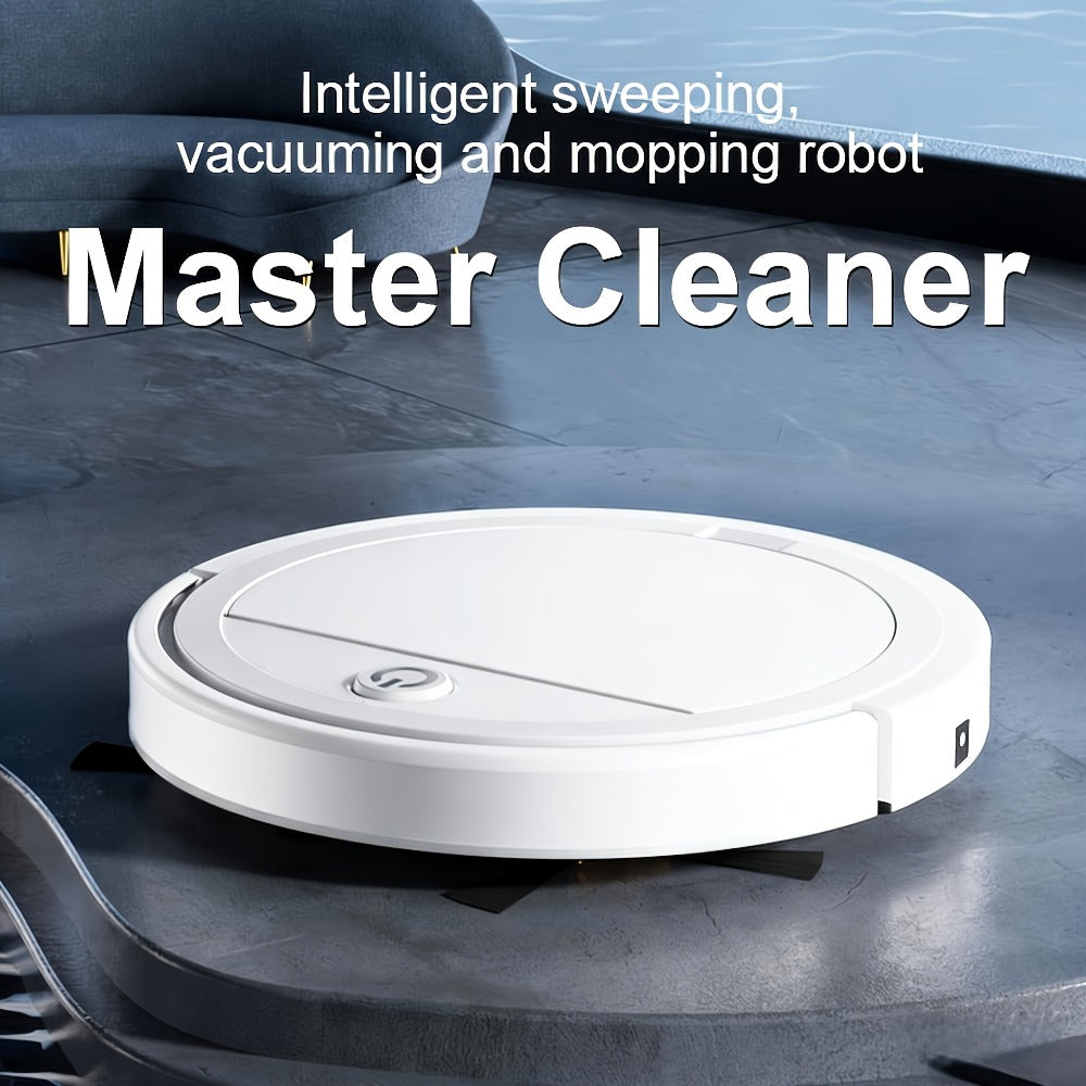Robot Vacuum Cleaner 3-in-1 – 2000Pa Powerful Suction, 150-Min Runtime, Auto Floor Cleaning for Pet Hair, Dust & Debris, Multi-Functional Robotic Vacuum for Hardwood, Tile & Low-Pile Carpet