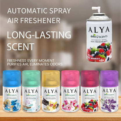 Spray Air Freshener Refill 8.45oz 1pc or 4pcs - 6 Scents Lavender Vanilla Cool Linen Ocean Mixed Berries Magnolia