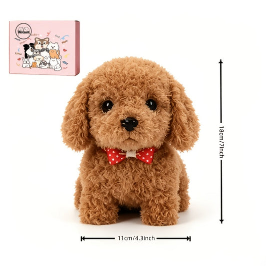 Interactive Robotic Dog Plush Toy — Electric Walking Talking Pet Dog with Realistic Sounds & Movements for Kids Boys Girls Toddlers | Smart STEM Educational Toy | Birthday Christmas Easter Gift