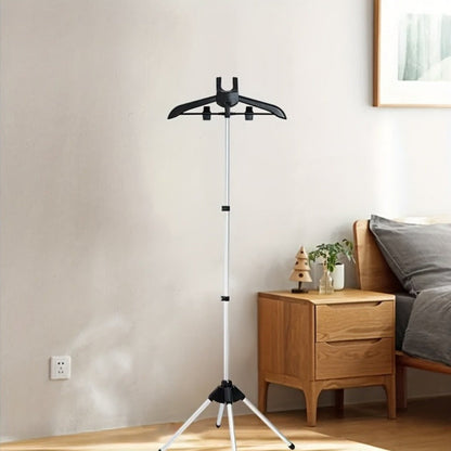 Clothes Drying Rack Foldable Height Adjustable Telescopic Ironing Rack, Aluminum Alloy Garment Rack with 360° Rotating Arm, Multi-Layer Hanging Drying Stand, Space-Saving Laundry Rack for Home Bedroom