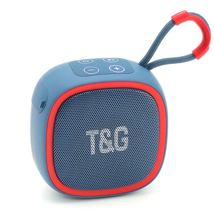 T&G TG659 Mini Bluetooth Speaker IPX4 Waterproof 3W Loud Sound Type-C Rechargeable Wireless Speaker for Pool Party Beach Camping Travel Compatible with Smartphones Tablets TV