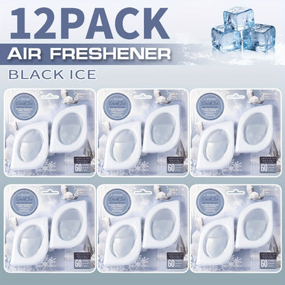 Compact Air Freshener Cups in Six Scents, Available in 2, 6 or 12 Packs for Closets, Bathrooms and Small Spaces