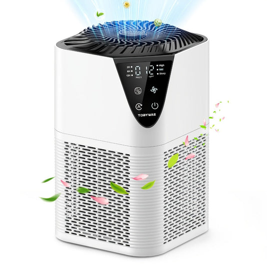 Air Purifier TDBYWAE with H13 Three-Stage Filter, 1750 Sq Ft Source Value, PM2.5 LCD, 25dB Mode and Timers