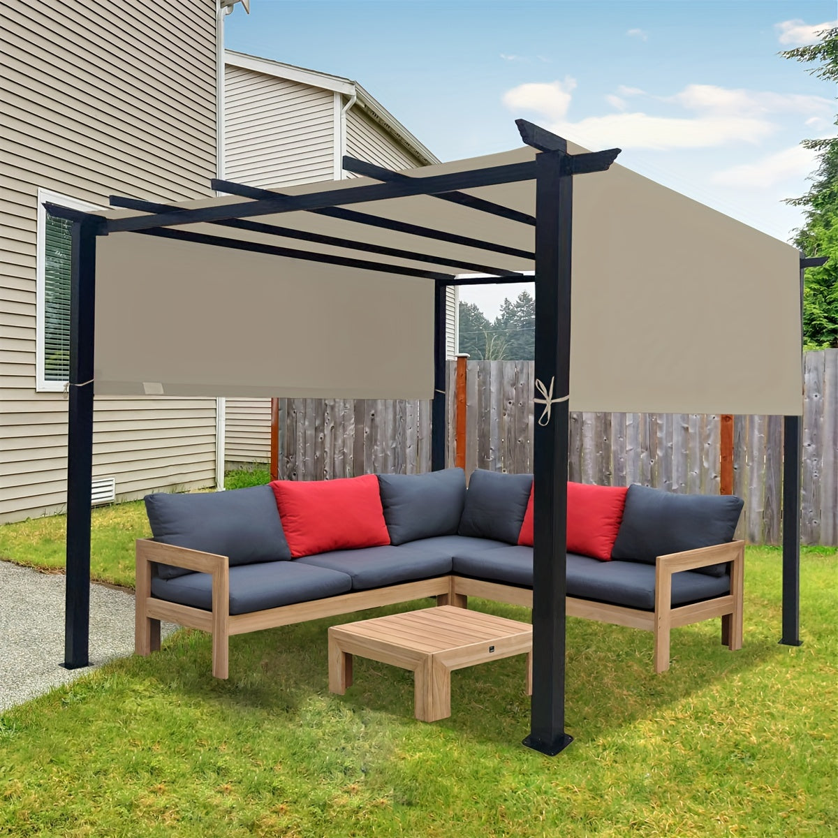 Pergola Replacement Canopy Panel in Eight Colors and Three Lengths for 24 Checkout Options