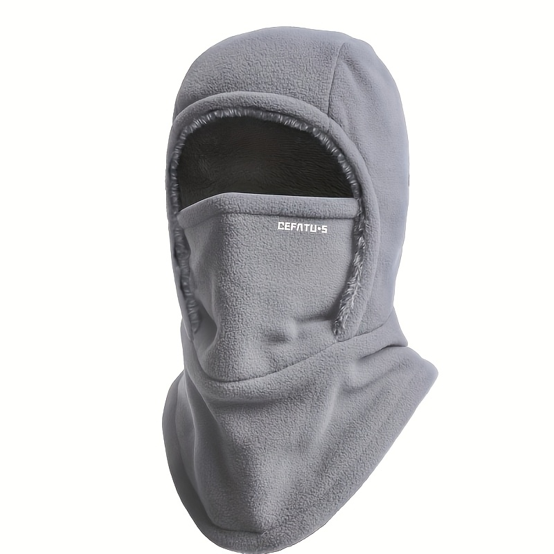 Knit Winter Balaclava with Neck and Ear Coverage in Six Colors for Cycling, Skiing and Outdoor Work