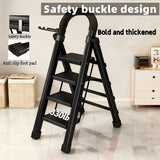 4 Steps Black Ladder