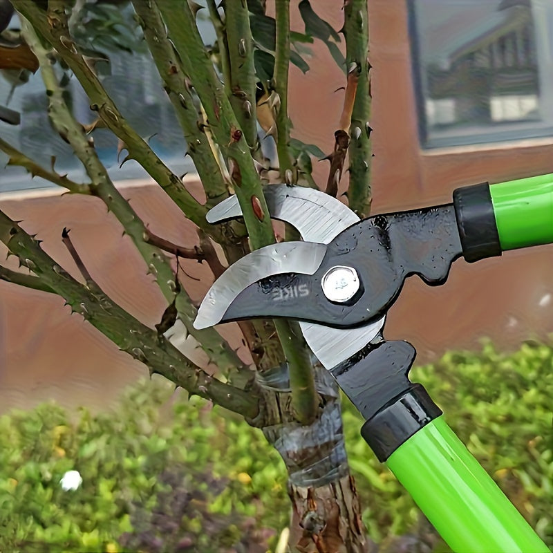Long-Handle Bypass Loppers in Red or Green with Black Foam Grips and H or L Checkout Options