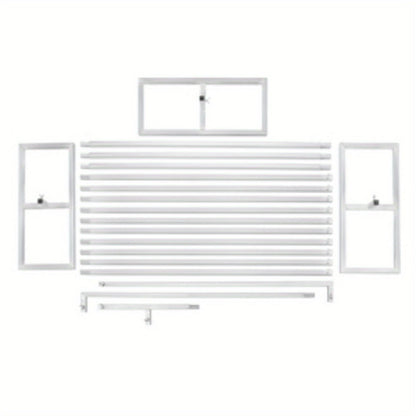 20x10 Ft Heavy Duty Backdrop Stand Pipe Kit with Weighted Stainless Steel Bases, 15-Pole Curtain Frame Drape Kit for Wedding Ceremony Party Photography Studio Trade Show Stage Event Backdrop