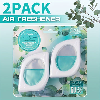 Compact Air Freshener Cups in Six Scents, Available in 2, 6 or 12 Packs for Closets, Bathrooms and Small Spaces