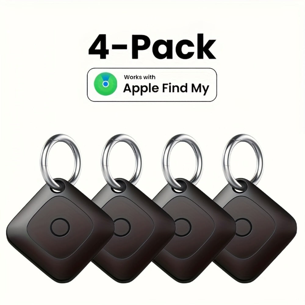 GPS Tracker Portable Real-Time Location Tracking Device – Global Coverage for Car Keys Wallet Pets Android & iOS Compatible (1-Pack / 2-Pack / 4-Pack)