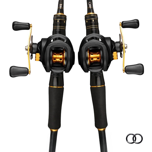 Carbon Fiber Fly Fishing Rod and Reel Combo Set 165cm Aluminum Alloy Reel EVA Grip Left Right Hand Fly Fishing Kit Black Gold Beginner Outdoor Fishing Gift