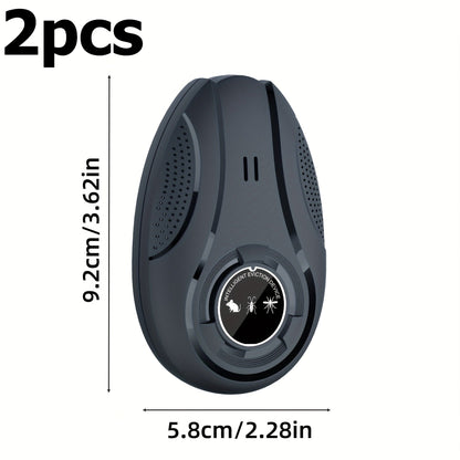 Electronic Pest Repeller – Soundwave Variable Frequency Insect Repellent for Home, Shop & Warehouse, Repels Mosquitoes, Rodents & Cockroaches, Multi-Pack