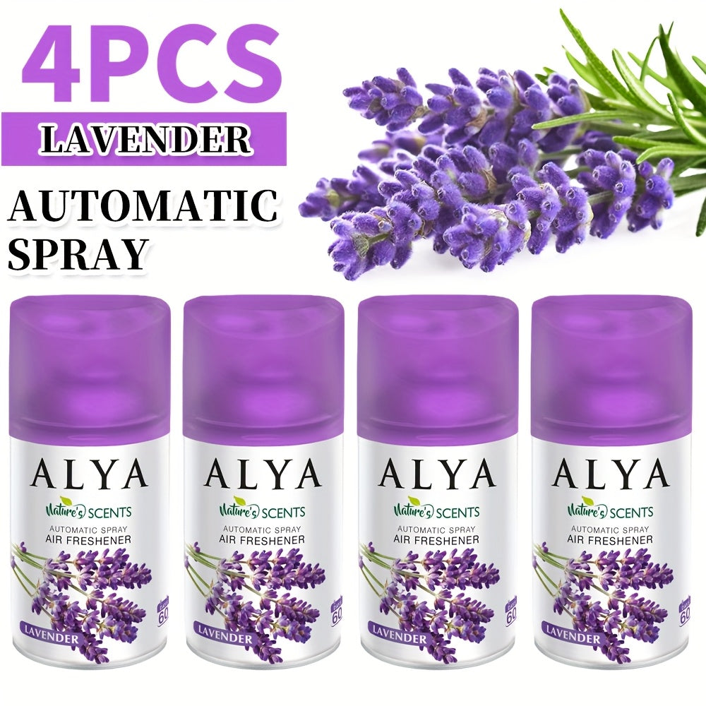 Spray Air Freshener Refill 8.45oz 1pc or 4pcs - 6 Scents Lavender Vanilla Cool Linen Ocean Mixed Berries Magnolia